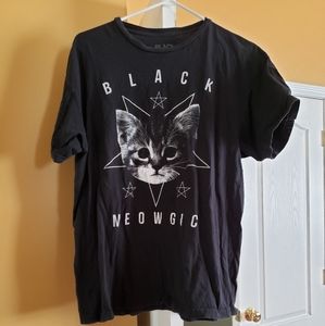 🔮 BLACK MATTER / "BLACK MEOWGIC" t-shirt  🔮